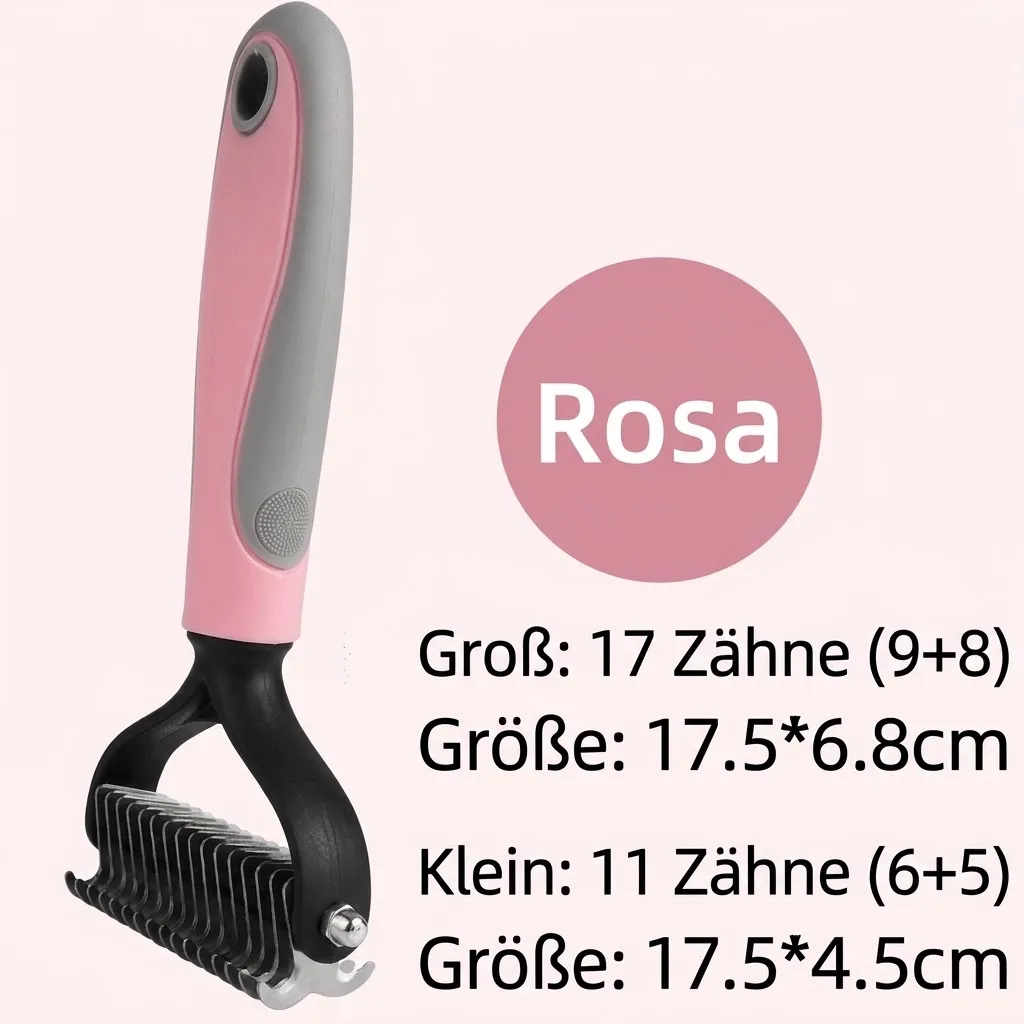 Zweiseitiger Entfilzungskamm, zweite Werkzeugseite