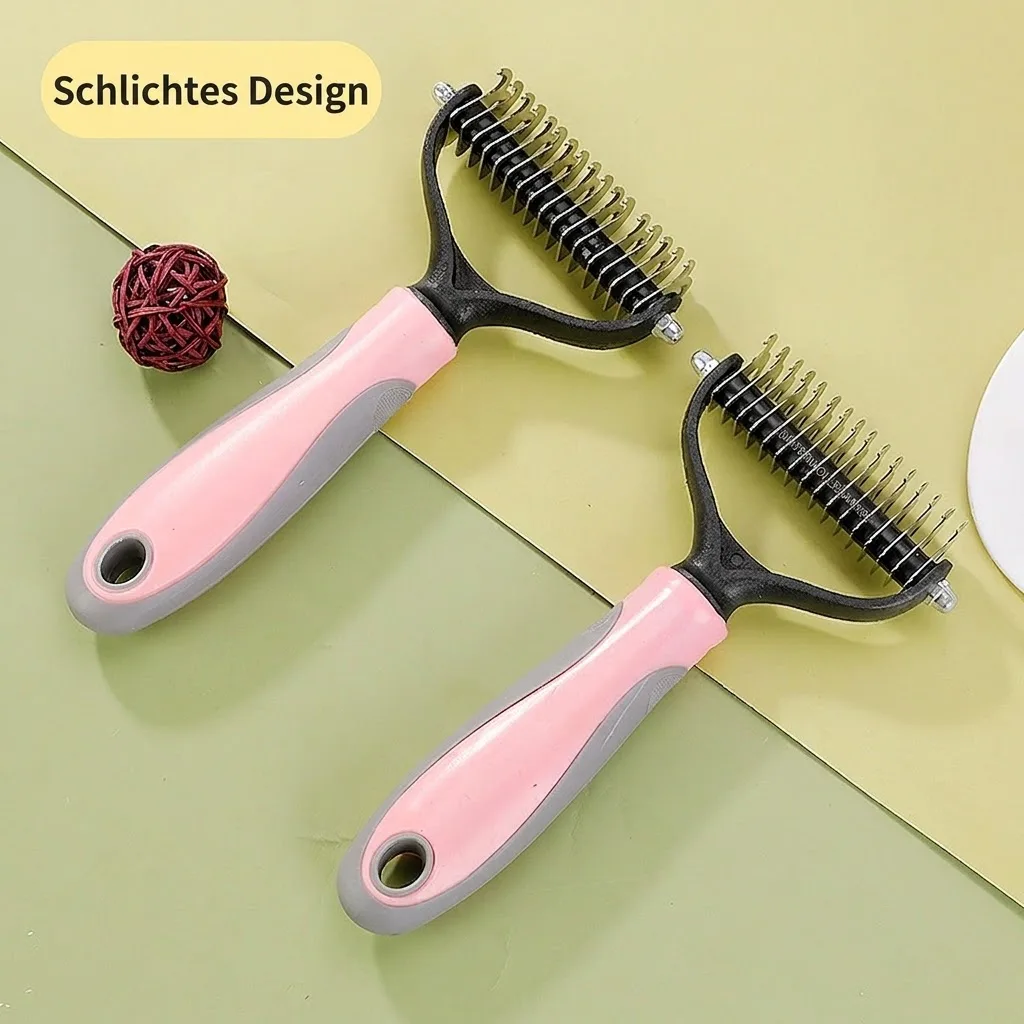 Zähne des Entfilzungskamms nach der Anwendung